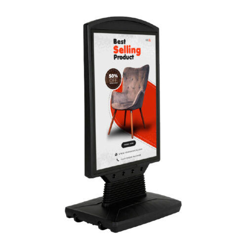 PIN_DS-10M-PRO_1 stand πεζοδρομίου