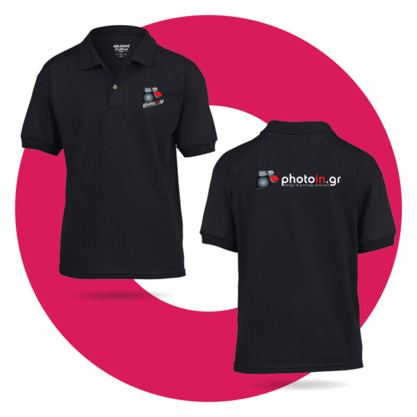 PIN_polo_black Πόλο με έγχρωμη εκτύπωση
